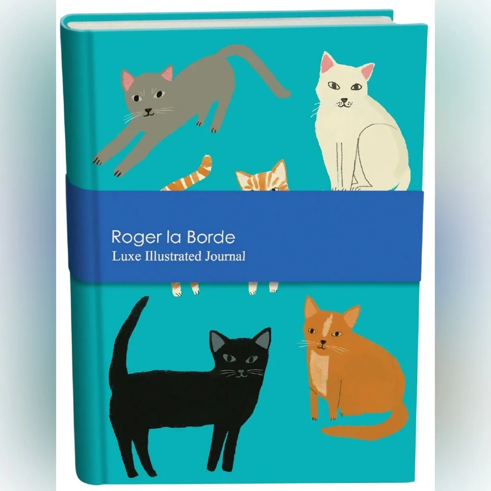 Adorable Cat-Themed Illustrated Journal - 272 Fun Bold Pages - excellent gift!